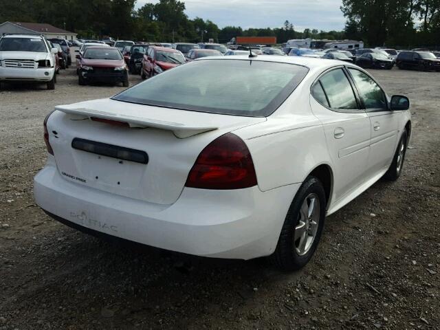 2G2WP552471170409 - 2007 PONTIAC GRAND PRIX WHITE photo 4