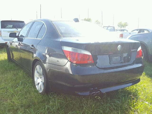 WBANA53594B851311 - 2004 BMW 525 BLACK photo 3