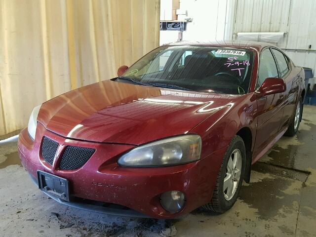 2G2WP552881140170 - 2008 PONTIAC GRAND PRIX MAROON photo 2