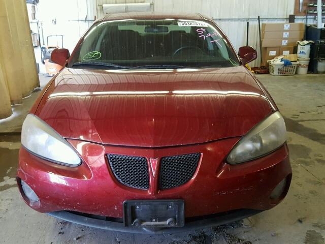 2G2WP552881140170 - 2008 PONTIAC GRAND PRIX MAROON photo 9