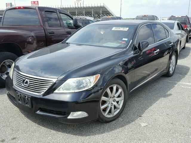 JTHBL46F485057060 - 2008 LEXUS LS 460 BLACK photo 2