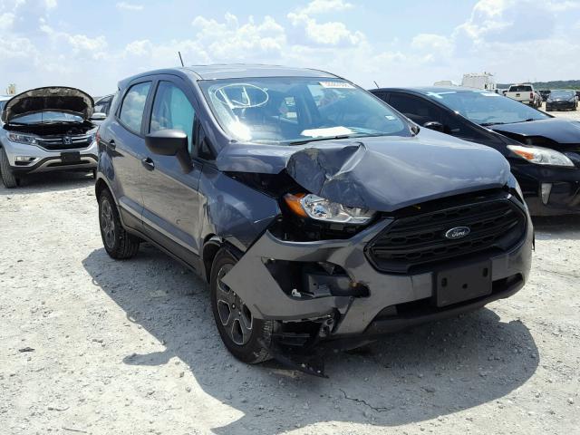 MAJ3P1RE1JC160679 - 2018 FORD ECOSPORT S GRAY photo 1