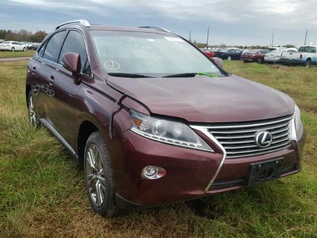 2T2ZK1BA7FC182576 - 2015 LEXUS RX MAROON photo 1