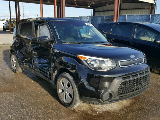 KNDJN2A21F7780379 - 2015 KIA SOUL BLACK photo 1