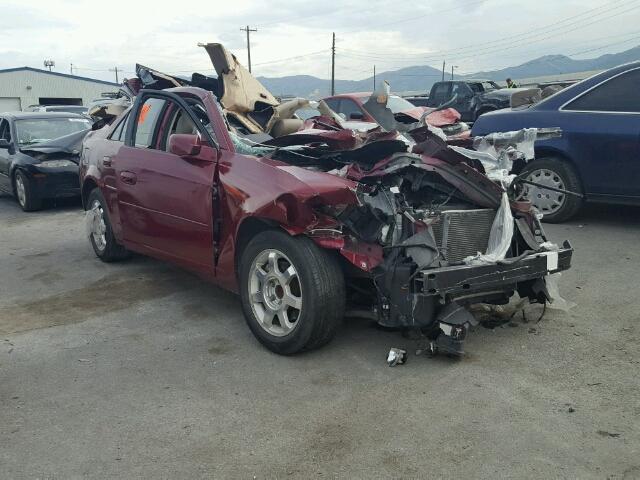 1G6DM577240120882 - 2004 CADILLAC CTS RED photo 1