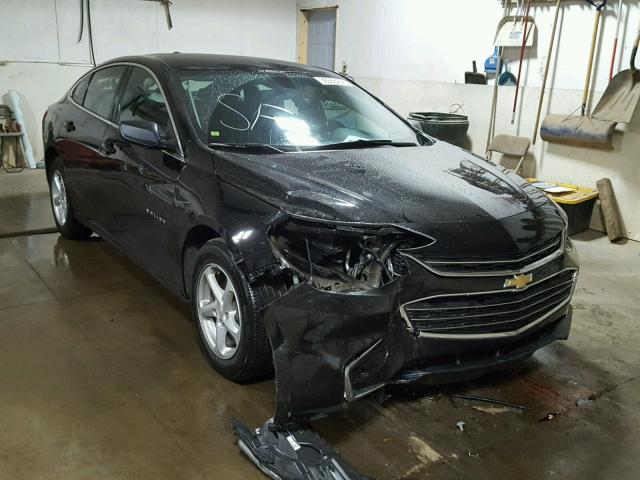 1G1ZB5ST9HF123965 - 2017 CHEVROLET MALIBU LS BLACK photo 1