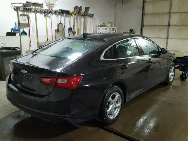 1G1ZB5ST9HF123965 - 2017 CHEVROLET MALIBU LS BLACK photo 4
