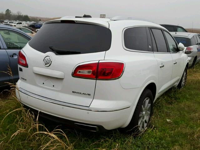 5GAKRBKD4HJ140022 - 2017 BUICK ENCLAVE WHITE photo 4