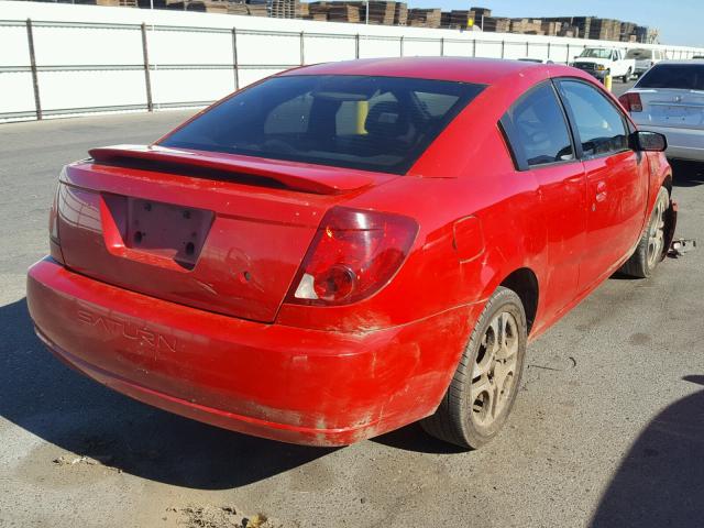 1G8AV12F05Z120374 - 2005 SATURN ION LEVEL RED photo 4