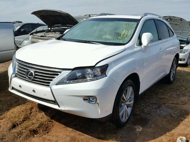 2T2ZK1BA5FC159569 - 2015 LEXUS RX WHITE photo 2