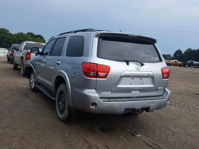 5TDDW5G1XBS042915 - 2011 TOYOTA SEQUOIA PL SILVER photo 3