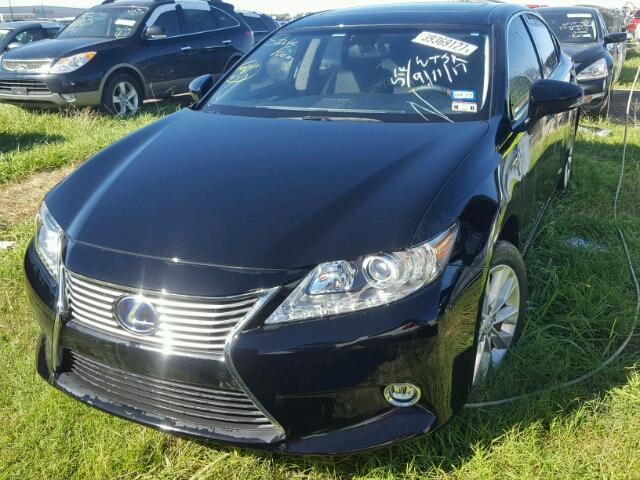 JTHBW1GG0F2077785 - 2015 LEXUS ES 300H BLACK photo 2