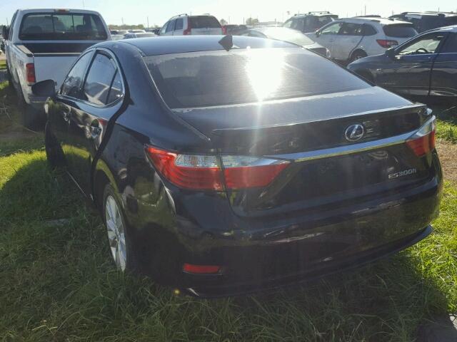 JTHBW1GG0F2077785 - 2015 LEXUS ES 300H BLACK photo 3