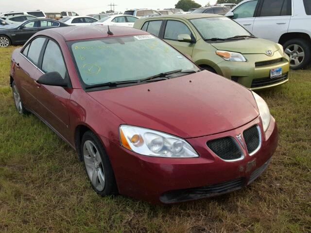 1G2ZG57B984202609 - 2008 PONTIAC G6 MAROON photo 1