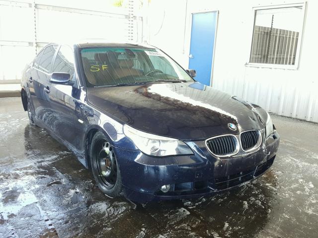 WBANF73526CG65056 - 2006 BMW 530 XI BLUE photo 1