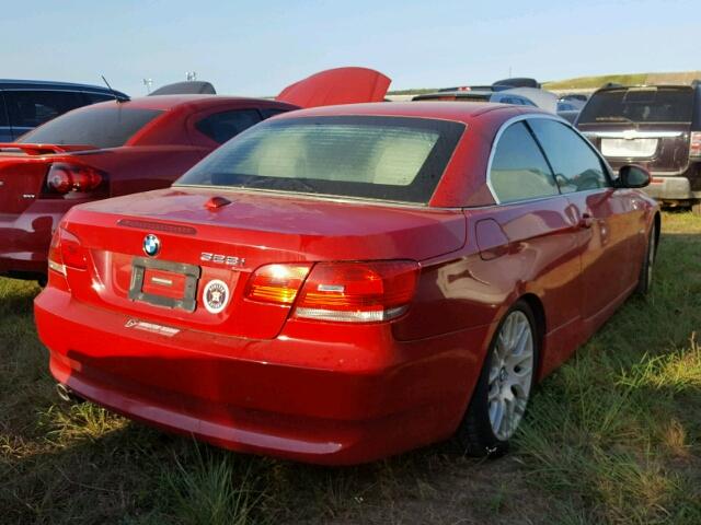 WBAWR335X8P151257 - 2008 BMW 328 I SULE RED photo 4