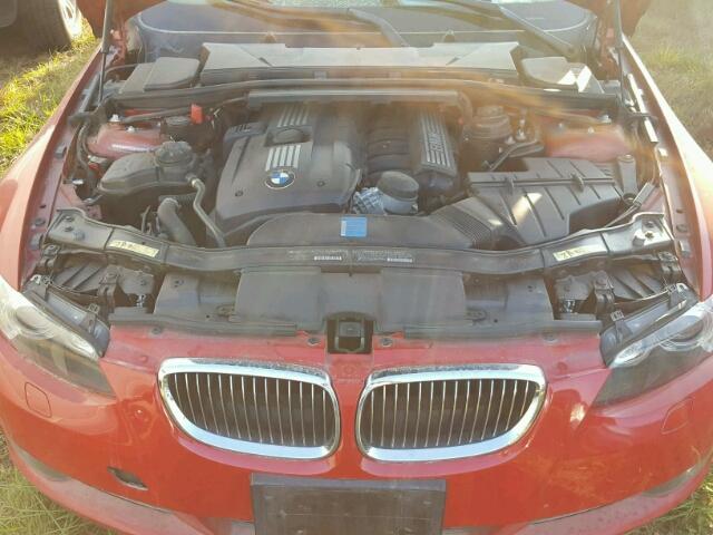 WBAWR335X8P151257 - 2008 BMW 328 I SULE RED photo 7