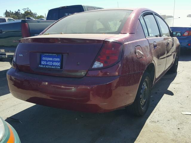 1G8AJ55FX7Z127138 - 2007 SATURN ION LEVEL RED photo 4