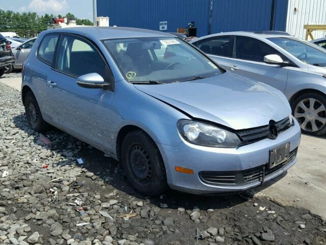 WVWBB7AJ3AW382266 - 2010 VOLKSWAGEN GOLF BLUE photo 1