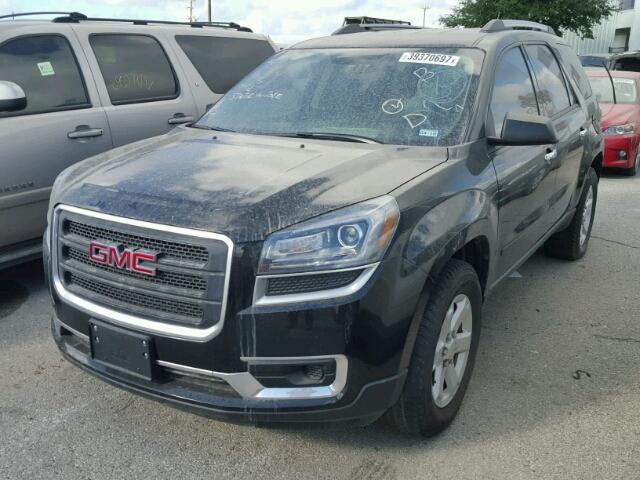 1GKKRNED1GJ113164 - 2016 GMC ACADIA SLE BLACK photo 2