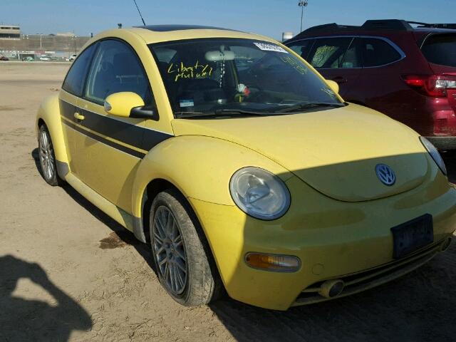 3VWCD31C75M400036 - 2005 VOLKSWAGEN NEW BEETLE YELLOW photo 1