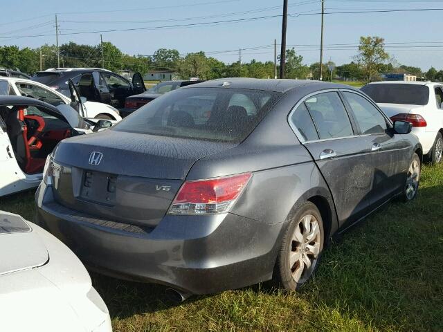 1HGCP3F83AA032087 - 2010 HONDA ACCORD EXL CHARCOAL photo 4