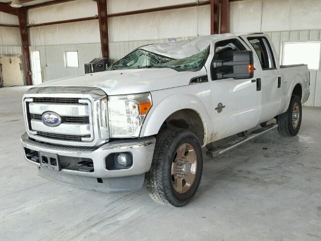 1FT7W2BT6CEA28196 - 2012 FORD F250 SUPER WHITE photo 2