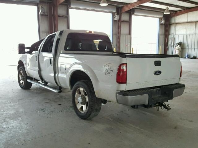 1FT7W2BT6CEA28196 - 2012 FORD F250 SUPER WHITE photo 3