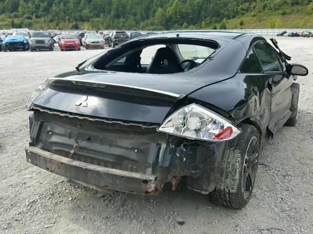 4A3AK24F36E055057 - 2006 MITSUBISHI ECLIPSE GS BLACK photo 4