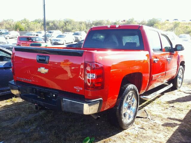 3GCPCSEA2BG113501 - 2011 CHEVROLET SILVERADO RED photo 4