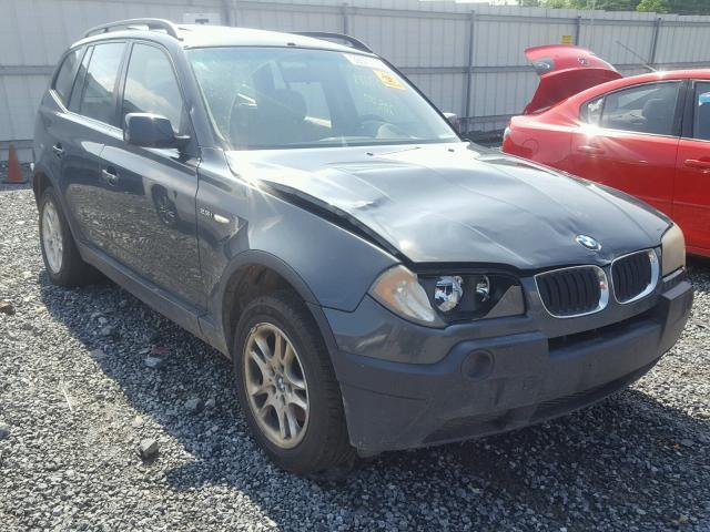 WBXPA73454WC42276 - 2004 BMW X3 2.5I CHARCOAL photo 1