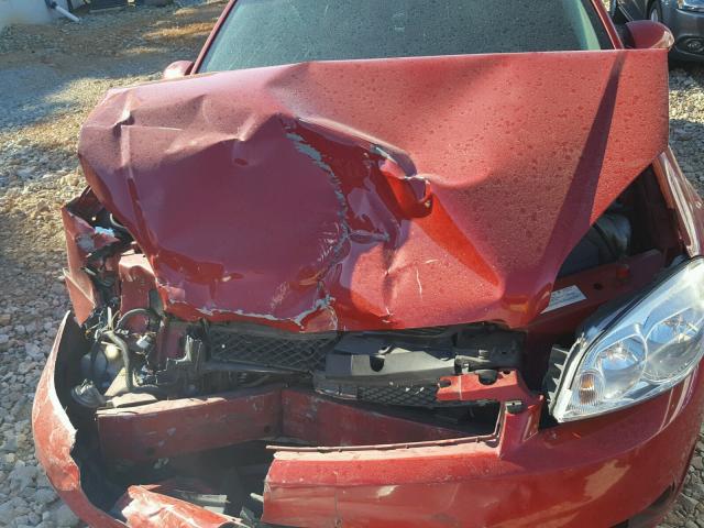 2G1WD58C589127461 - 2008 CHEVROLET IMPALA SUP RED photo 7