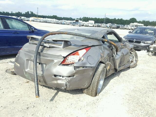 JN1BZ34D87M501138 - 2007 NISSAN 350Z COUPE GRAY photo 4