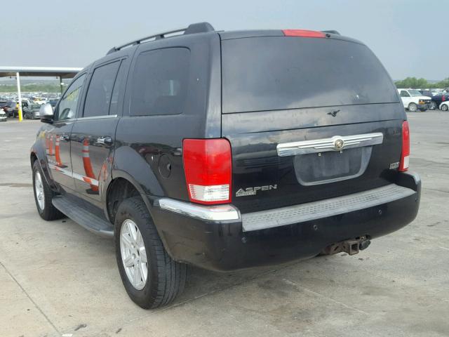 1A8HW582X7F550116 - 2007 CHRYSLER ASPEN LIMI BLACK photo 3