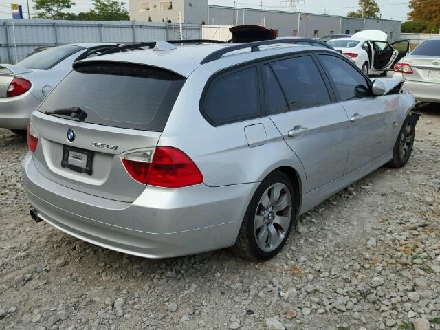 WBAVT73508FZ37935 - 2008 BMW 328 XIT SILVER photo 4