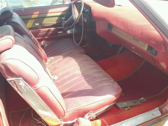 2P67Y3X140338 - 1973 PONTIAC GRANDVILLE RED photo 5