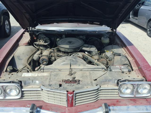 2P67Y3X140338 - 1973 PONTIAC GRANDVILLE RED photo 7