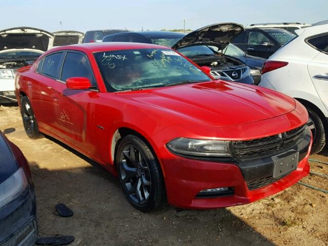 2C3CDXCT0FH820040 - 2015 DODGE CHARGER R/ RED photo 1