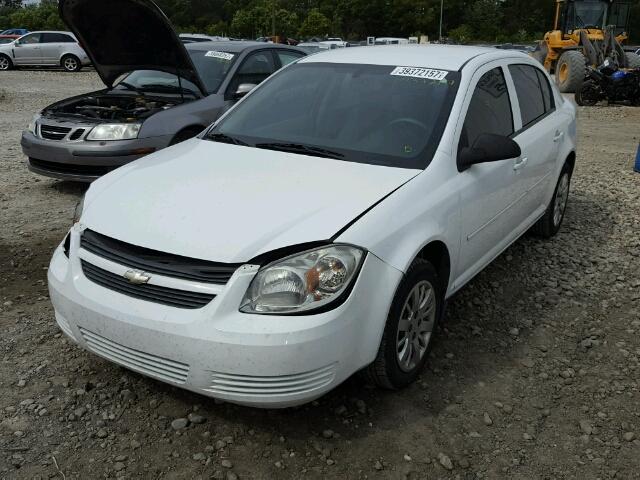 1G1AB5F55A7245859 - 2010 CHEVROLET COBALT WHITE photo 2