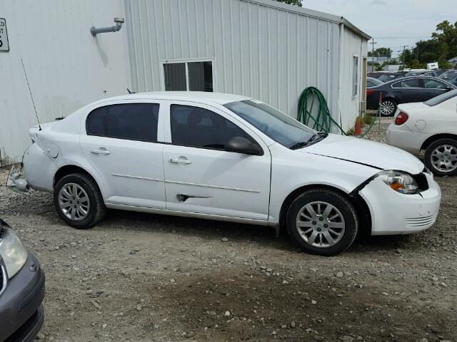 1G1AB5F55A7245859 - 2010 CHEVROLET COBALT WHITE photo 9