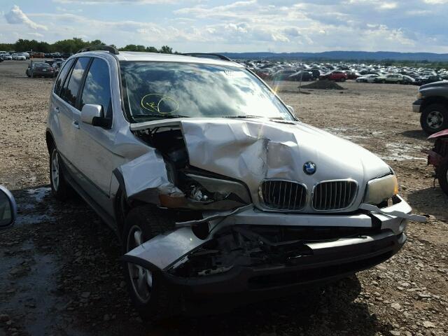 5UXFB33502LH35691 - 2002 BMW X5 4.4I SILVER photo 1