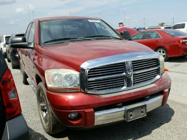 1D7HA18256J111020 - 2006 DODGE RAM 1500 RED photo 1