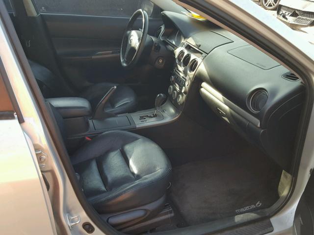 1YVHP82D555M12433 - 2005 MAZDA 6 S SILVER photo 5