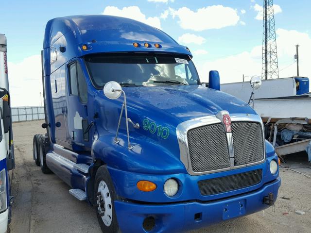 1XKTD49X19J239836 - 2009 KENWORTH CONSTRUCTI BLUE photo 1