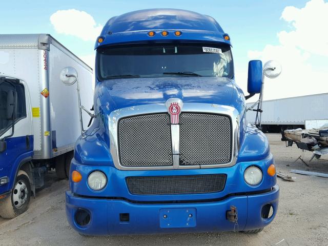 1XKTD49X19J239836 - 2009 KENWORTH CONSTRUCTI BLUE photo 9