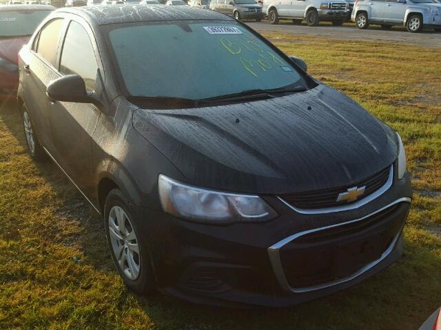 1G1JB5SH3H4124064 - 2017 CHEVROLET SONIC LS BLACK photo 1