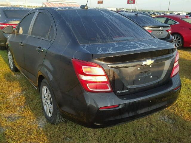 1G1JB5SH3H4124064 - 2017 CHEVROLET SONIC LS 黑色 照片 3