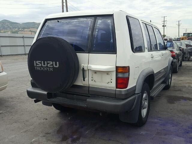 JACDJ58V2S7911306 - 1995 ISUZU TROOPER S WHITE photo 4