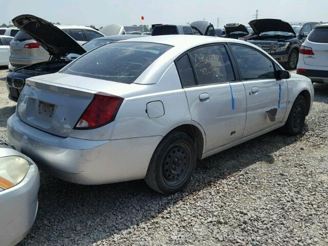 1G8AJ54F14Z133861 - 2004 SATURN ION LEVEL SILVER photo 4