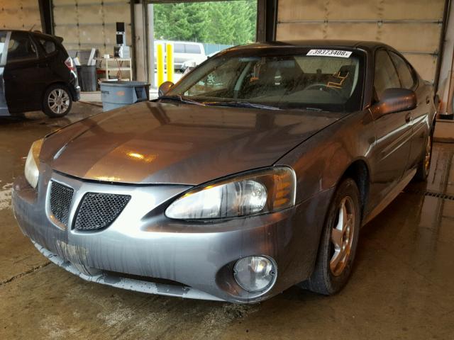 2G2WP522941343342 - 2004 PONTIAC GRAND PRIX GRAY photo 2